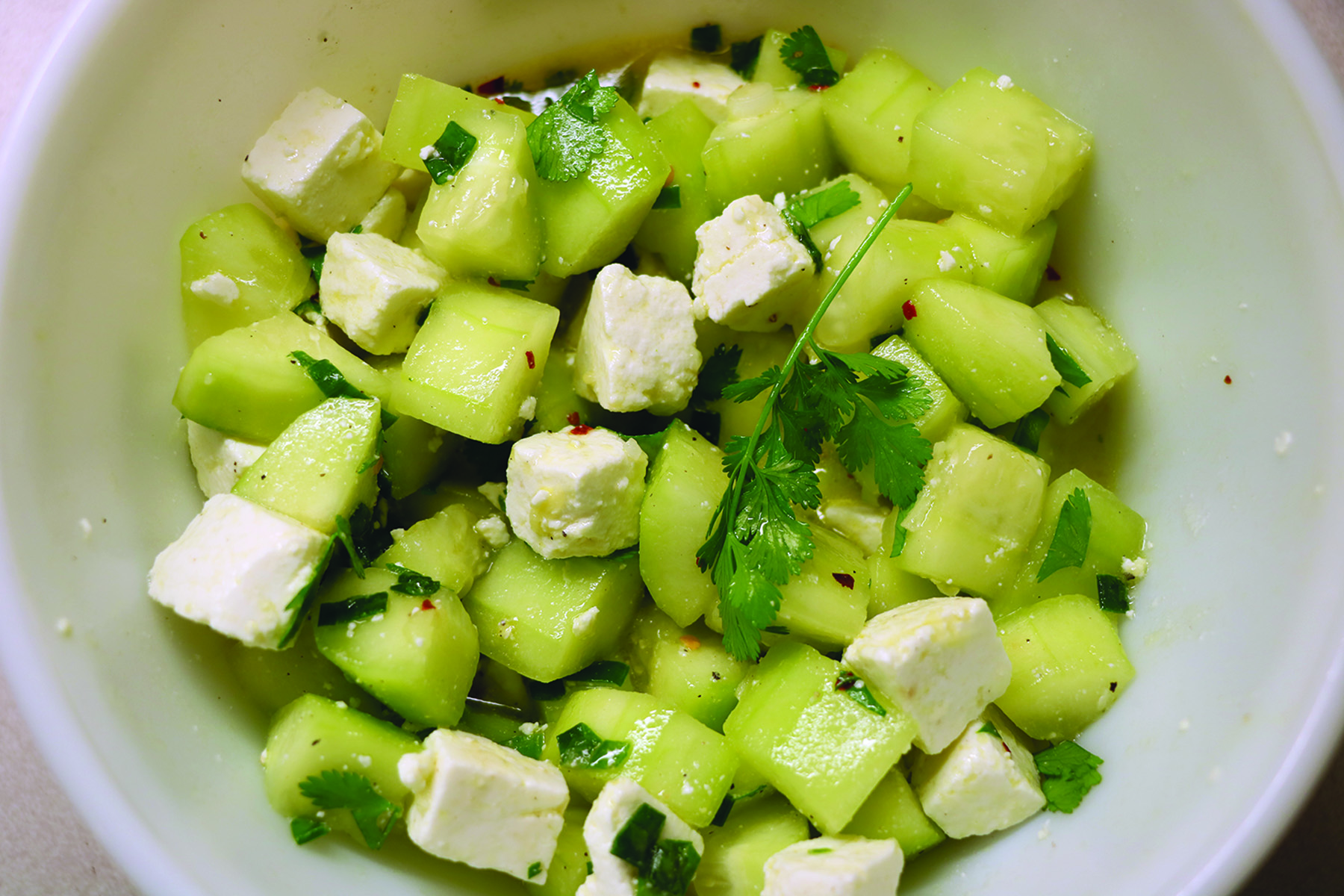 Queso Blanco Cucumber Salad - Grit